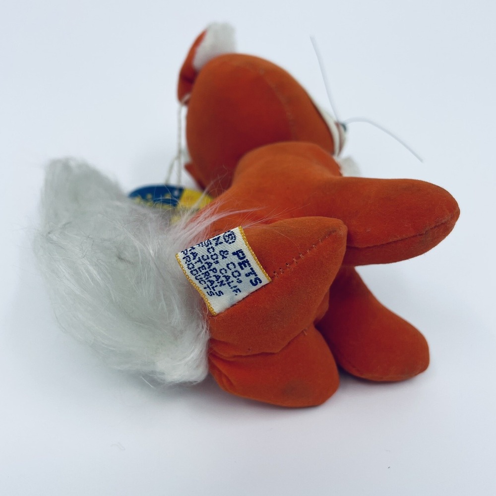 Vintage Dream Pets Plush Vickie Vixen Fox With Tags Made In Japan #1268 - Picture 7 of 10